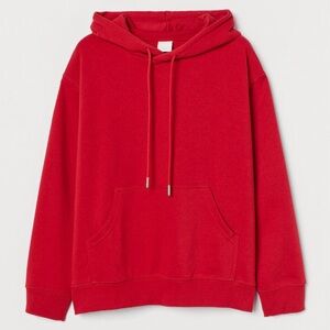 Xersion Red Men's Hooded Sweatshirt Size L